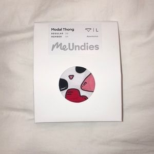 MeUndies Modal Thong Heart Pattern